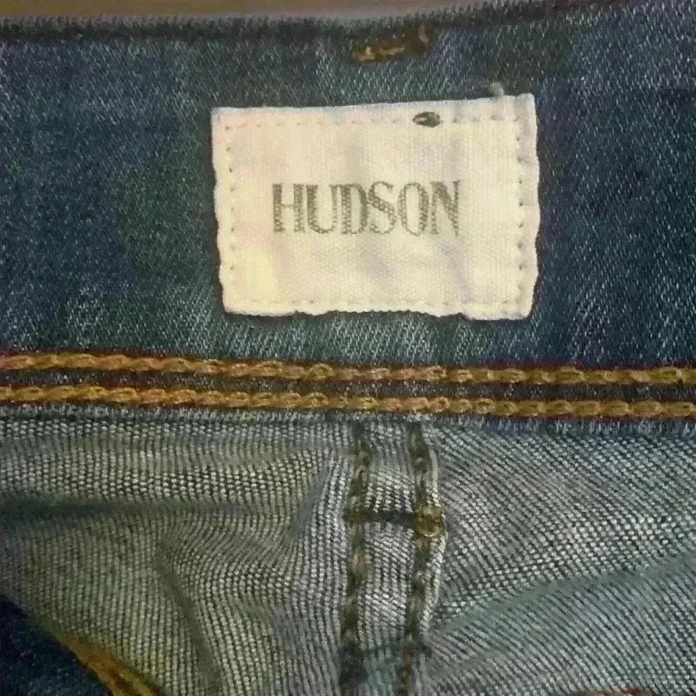 Hudson Womens Jeans Ginny Straight Ankle with Cuff, size 25